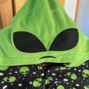 Alien onesie / jumpsuit / fleece pj